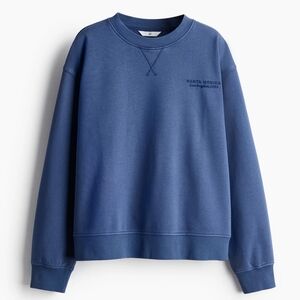 H&M Crew-neck Sweatshirt - Blue/Santa Monica